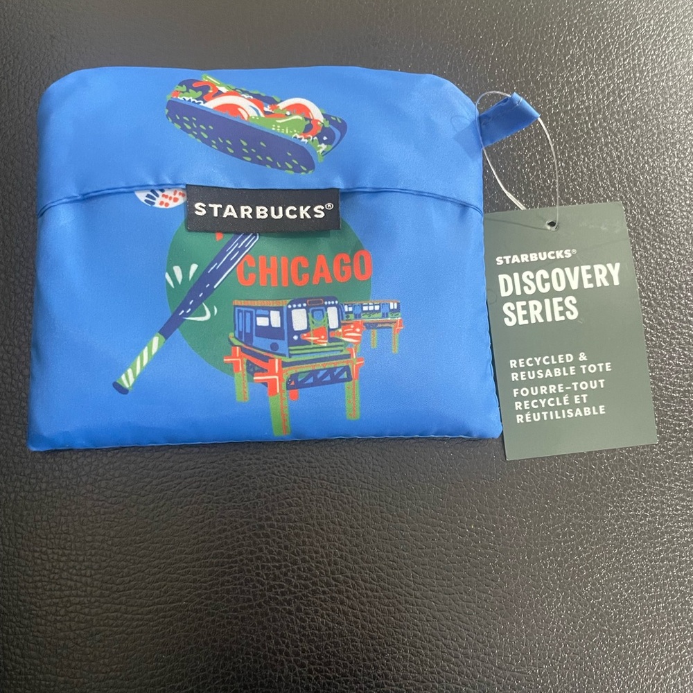Starbucks Discovery Series Reusable Tote Bag - Chicago Series